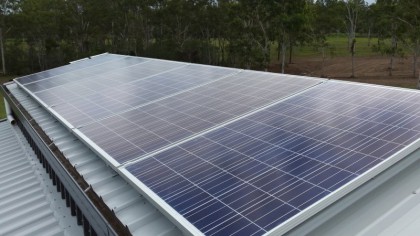 Off grid solar array